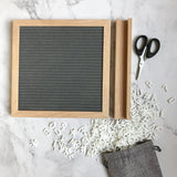 Letter Board Set | Grey