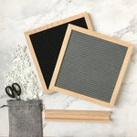 Double Sided Letter Board Set | Black and Grey