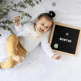 Double Sided Letter Board Set | Black and Grey
