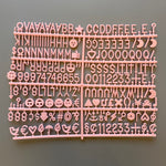 Pink Letter Set