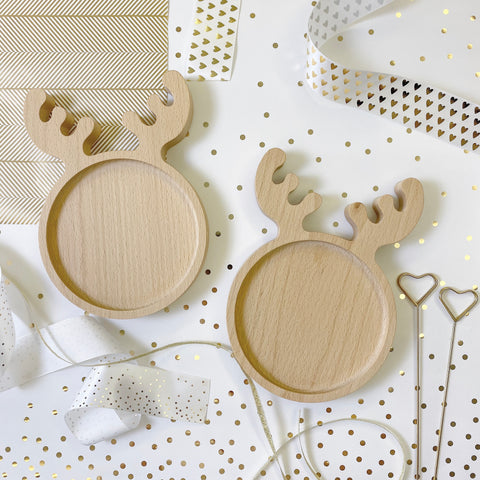 Wooden Plates | Reindeer