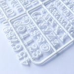 White 'Roman' Letter Set